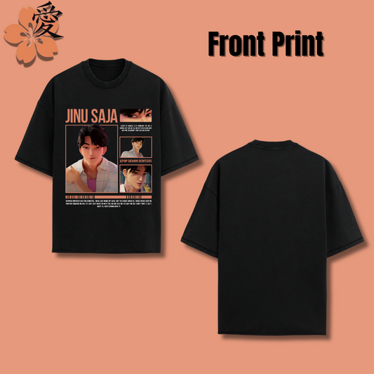 Jinu Shirt with orange Text